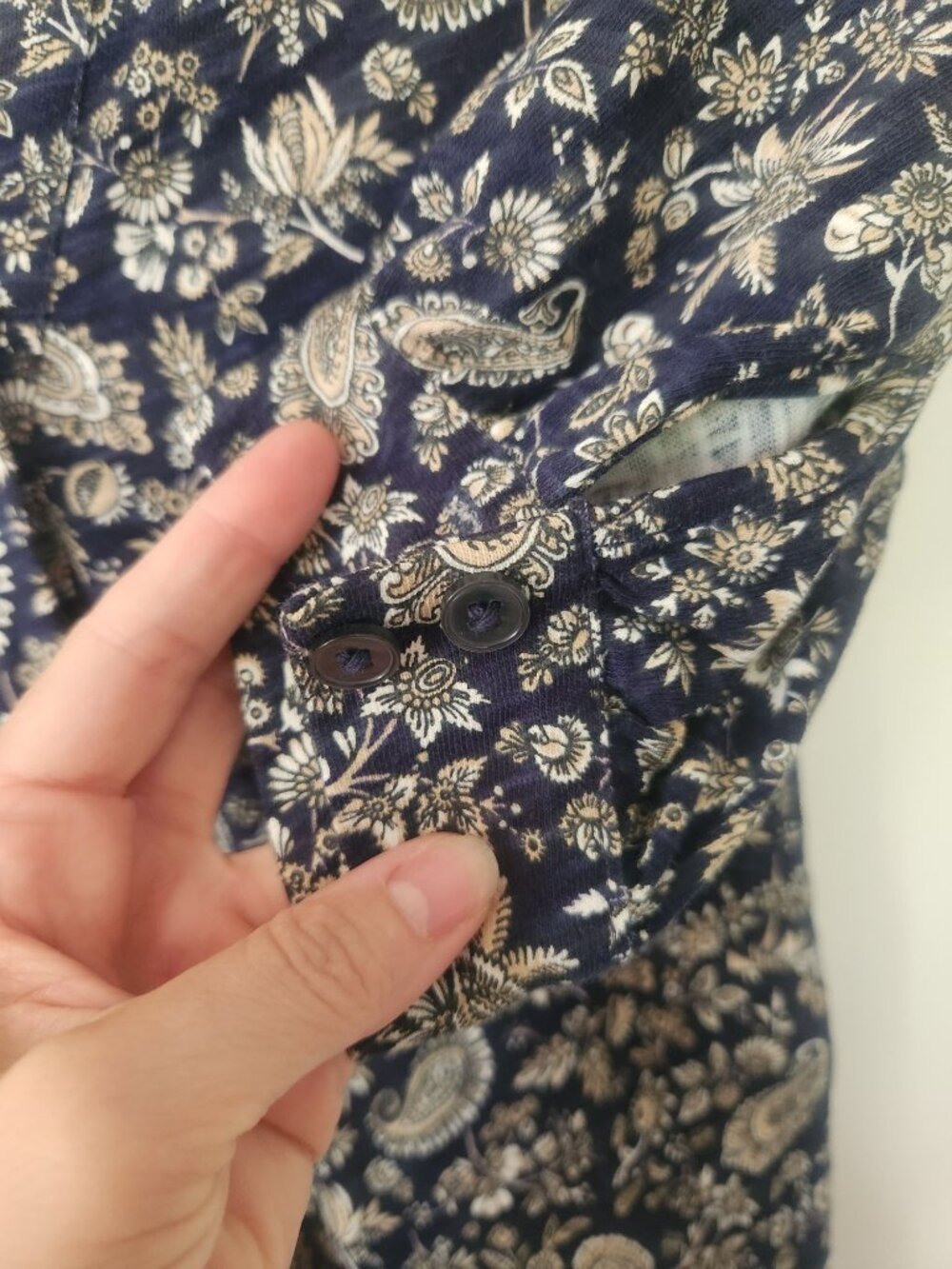 Boden Women's Sz. 4 Floral Short Sleeve Button Up Dress - Picture 3 of 6